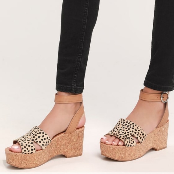 dolce vita leopard wedges
